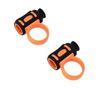 Drfeify Aiuto per Bacchette per Batteria, Clip per Controller da Dito per Bacchette in Silicone, Supporto per Impugnatura in ABS per una Migliore Tenuta, Riduce lo Sforzo delle Dita, Facile da