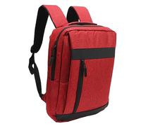 Drfeify Backpack Laptop Ad Alta capacità Multi strato. (rosso)