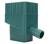 Drfeify Barilotto di Pioggia Deviatore per Pluviale in ABS Efficiente di Raccolta dell'Acqua Piovana Connettore Filtrato per Tubo da 40 Pollici per Irrigazione del Prato del Giardino (Green)