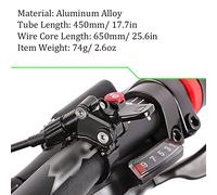 Drfeify Bike Remote Lockout, Blocco Blocco Switch Controllo, Lega Alluminio Lightweigh for City Riders, Long Distance Cyclists, Mountain Bikers