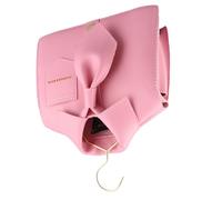 Drfeify Borsa a Forma di Gruccia, Elegante Borsa a Tracolla in Pelle PU per Donna, con Tracolla Regolabile per lo Shopping, il Lavoro Quotidiano, le Occasioni Sociali (PINK)