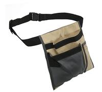 Drfeify Borsa di Stoccaggio Dell'organizzatore di Strumenti in Tela con 6 Tasche, Fibbie in Plastica, Fibbie Regolabili, Realizzato in Tela da 12 Once di Materiale per la Memoria Dell'officina (Cachi)