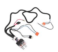 Drfeify Cablaggio relè Fari, Kit Cablaggio relè Fari in Rame ABS per 2 Luci, Aumenta la luminosità dei, Protegge il Circuito Originale, Installazione Rapida per Auto più Vecchie (Luce 12v2)