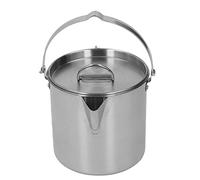 Drfeify Caffetteria Portatile da Campione da Campo in Acciaio Inossidabile 1.2L per attività All'aperto, Leggero, Facile da Trasportare, per Viaggi e Escursioni