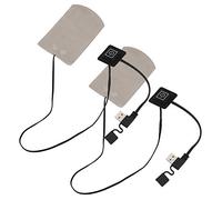 Drfeify Calzini Elettrici in Fibra Composita Compatta Film di Riscaldamento USB Inverno Tieniti Caldo per Sport All'aperto 1 Coppia