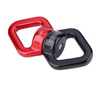 Drfeify Connettore Girevole Rotazionale per Arrampicata, 30KN | Rotazione Silenziosa a 360°, Corda Girevole in Alluminio Aeronautico 7075, Design Simmetrico per Yoga o Altalena in Corda,
