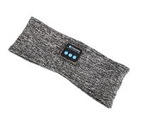 Drfeify Cuffia per la Fascia con Gestione Volume per Esercitazioni, Lavori Domestici o Dormienti, Pannello di Controllo BT, Grigio (Grigio erica)