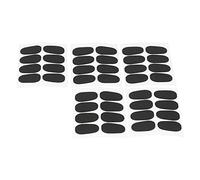 Drfeify Cuscinetti per Bocchino Neri da 8 Pezzi, Tecnologia di Riduzione delle Vibrazioni per un Gioco più Fluido, Comfort e Controllo Migliorati, Materiali Sicuri di Alta qualità, Presa e stabilità