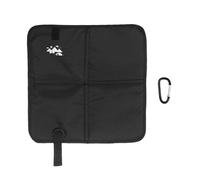 Drfeify Cuscino per Sedersi Cuscino per Seduta in Tessuto Oxford con Schiuma EPE 85 G Pieghevole 37x35x1 Cm per Sedile Antipioggia con Borsa per il Trasporto per Zaino in Spalla Escursionismo (BLACK)