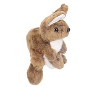 Drfeify Giocattolo di Peluche di Kangaroo Madre-baby Interattivo, Comfort Emotivo Presente, Esposizione Educativa Realistica, Ideale per l'arredamento della Scuola Materna o l'ansia da separazione.