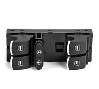 Drfeify Interruttore Alzacristallo Elettrico, Interruttore Alzacristallo Principale in Plastica Nera per e, Installazione Semplice per il Lato Conducente