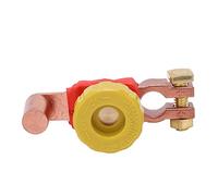 Drfeify Interruttore Staccabatteria, Interruttore Staccabatteria in Ottone ABS per 6V 12V 24V, Installazione Terminale Positivo, Aiuta a Fermare lo Scarico e le Perdite della Batteria per Auto,