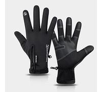 Drfeify Invernali Caldi Impermeabili Termici Antivento in Neoprene Touch Screen Design a Dito Intero Resistenza Al Freddo 23F per Ciclismo Corsa Sci Uomo Donna