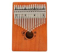 Drfeify Kalimba, Pianoforte a 17 Tasti, Mogano, Strumento Facile da Suonare per Principianti, Perfetto per l'apprendimento e la Creazione Musicale Portatile