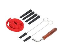 Drfeify Kit di Accordatura per Pianoforte, Strumento di Accordatura per Pianoforte in Silicone con Forchette per Chiavi a Martello per Musicisti Principianti