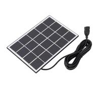 Drfeify Kit Pompa Acqua Pannello Solare Pompa Acqua Fontana Solare in Silicio Monocristallino 4W Uscita USB 5V Facile Montaggio Filtro Protezione Contro il Funzionamento a Secco per Giardino Esterno