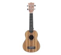 Drfeify Kit Ukulele Soprano in Legno Zebrato per Principianti Ukulele Soprano 21 Pollici con Custodia, Accordatore, Cinturino, Corde per Bambini, Adulti, Studenti, Pratica di Apprendimento e Lezione