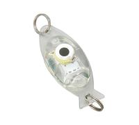 Drfeify Luce LED per Esca da Pesca, 10 Pezzi Lampada per Esca Subacquea a Goccia Profonda a Forma di Occhio con Estensione del Nucleo in Rame per la Pesca Notturna d'Acqua Dolce in Acqua (Blue)