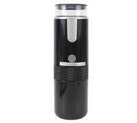 Drfeify Macchina da caffè Portatile Ricaricabile Mini Macchina da caffè con Corpo in Acciaio Inossidabile ABS PP 1200mAh 160ml 10g Terreno Completamente Automatica per Viaggi Campeggio Escursionismo
