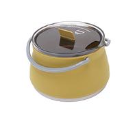 Drfeify Mini Pentola Silicone Pieghevole Pentola Portatile Bollente per Viaggi per Escursioni in Campeggio, Silicone di Grado Alimentare, 1L di capacità