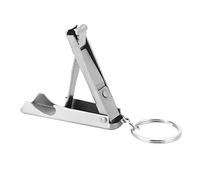 Drfeify Mini Tagliere in Acciaio Inossidabile Taglierina per Unghie Aprile Ad a Catena per per Ogni Giorno Usa Mini Strumento