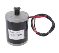 Drfeify Motore per Scooter Elettrico da 100 W di Ricambio per E100 E125 E150 E175 ESpark Caricatore a Impulsi Chopster EM 1000, Motore in Lega di Alluminio con Cinghia in Gomma, per