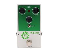Drfeify Pedale Bass Fuzz Pedale Effetto per Basso in Alluminio con Controllo del Tono Dry Blend True Bypass Stompbox Compatto da 9 V CC per Esercitazioni Sul Basso Registrazione di Performance Dal