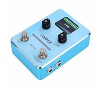 Drfeify Pedale Looper per Chitarra, Audio a 44,1 KHz con 40 Slot di Memoria, Sovraincisione Illimitata, Schermo LED a Colori, Gestione File WAV USB C, per Chitarristi e Performance Dal
