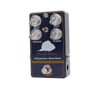 Drfeify Pedale Overdrive Tono Classico, Pedale degli Effetti della Chitarra Elettrica con Bypass Reale, modalità di Taglio a 3 Onde e Equo a Doppia Banda per Gamma Tonale Versatile, EQ Flessibile e