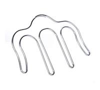 Drfeify per Libri Porta Pagine Musicali da 2 Pezzi, per Appunti Musicali in Metallo di Alta qualità, Design Leggero e Compatto, con Forza di Serraggio Moderata, per Fissare la Notazione (SILVER)