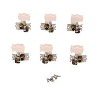 Drfeify Picchetti per Chitarra Classica, Accordatore in Metallo Plastico Bianco per Chitarra a 12 Corde, con Accordatura Rapida e Materiale Durevole, Facile Installazione per la