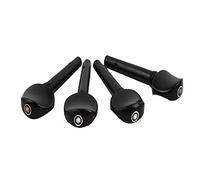 Drfeify pioli per accordare violini, pioli per accordatura in Legno di Ebano Set di endpin per Violino 4/4