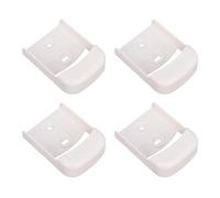 Drfeify Porta Telecomando, Portaoggetti da Parete in ABS per TV e Telecomandi AC, Organizer Salvaspazio per Soggiorno e Ufficio, Set di 4