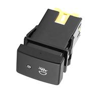 Drfeify Pulsante Interruttore Fendinebbia, Pulsante Interruttore Luce ABS a 3 Pin, Controllo Lampada Anteriore Nera, Installazione Rapida, Stile Originale Adatto per Conducenti Grand Vitara Jimny