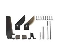 Drfeify RC Parti di Alette di Svolta per Barche, Plastica + Metallo Timone di Coda Parti di Aggiornamento Accessoey Compatibile con FT012 RC Boat