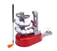 Drfeify Set di Giocattoli per Bambini Club per Bambini, Set di Palle da Palla di Design di Piede Modulare Portatile Set per Giocattoli Sportivi per Esterni al Coperto (Rosso)