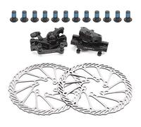 Drfeify Set Freni a Disco per Bicicletta, Alto Potere frenante, Freni a Disco, Pinze Freno Anteriori e Posteriori, per Ciclisti Urbani e Escursionisti