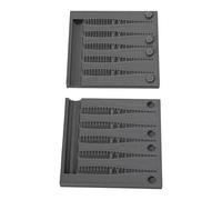 Drfeify Stampo per Esche Morbide, Stampo per Esche Morbide in PETG, 6,4 X 6,2 X 1 Cm a Iniezione in 2 Pezzi per la Produzione di da Pesca Personalizzate, Utilizzo del Calore Sotto i 212 ° F, per gli