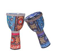 Drfeify Strumento DJEMBE -DRUM -DRUM con Motivi Tradizionali, Corpo ABS Durevole, per L'illuminazione della Prima Infanzia, Materiale in PVC (2)