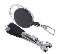 Drfeify Strumento per Annodare Rapidamente la Pesca a Mosca, Tagliafilo in Acciaio e Affilatore per Ami per Legarli Facilmente, Accessorio da Pesca Essenziale per i Pescatori