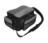 Drfeify Tallatura della Pesca in Scatola Borsa di Stoccaggio Cintura Regolabile 600D OXFORD Stoffa con Cerniera a 2 Vie con Compartimenti Multipli per la Custodia del Supporto per Accessori da Pesca