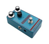 Drfeify True Bypass, Fascino dell'amplificatore Vintage, Prestazioni Migliorate, Reimmaginatura del Suono Classica - Mini Effetti della Chitarra del Pedale Overdrive, Blu, Alimentazione