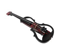 Drfeify Violino Elettrico Senza Testa, Corpo in Fibra di Carbonio, Violino Elettrico Silenzioso con Bordo in ABS, Pickup DV 10B, per Musicisti Che Praticano e Suonano, con Amplificatore per Cuffie e
