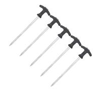 Drfeify Viti per Chiodo Macinate in Acciaio Inossidabile Ad Alta Resistenza per Campeggio, Pioli da Tenda Facili da Trasportare per gli Appassionati di Esterni