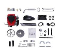 DRFGHK Kit Motore per Bicicletta a 4 Tempi da 49 CC, Kit di conversione per Bici motorizzata a Benzina, Kit Motore a Benzina monocilindrico, Kit Motore per Bici con Telaio da 26 Pollici (Tipo Catena)