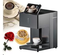 DRFGHK Macchina per stampante 3D per caffè e latte, automatica per bevande, selfie, WiFi, stampa fotografica, display touch screen, decorazione fai da te, per negozio/dessert/tè al latte/negozio di