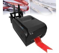 DRFGHK Macchina per stampante a nastro di raso, stampatrice per confezioni regalo, digitale con supporto, larghezza 25-108mm/20-50mm/12-20mm, velocità 150mm/S, supporta oltre 50 lingue, singlerow