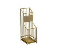 DRFGNF Portaombrelli verticale con vassoio antigoccia, elegante supporto per centri commerciali, ingressi hotel, uffici, design salvaspazio bianco (40 x 25 x 62 cm)