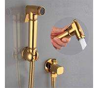 DRFGNF Toilet Bidet Faucet Gold Brass Single Cold Bathroom Toilet Shower Blow-Fed Spray Gun Nozzle Bidet Faucets Anal Cleaning Ass Bidet,Style 6 (Style 4)