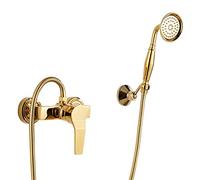 DRFGNF Toilet Bidet Faucets Anal Cleaning Ass Bidet Gold Brass Bathroom Shower Blow-Fed Spray Gun Nozzle Hot And Cold Water Taps,Bidet Faucets (Shower Faucets)